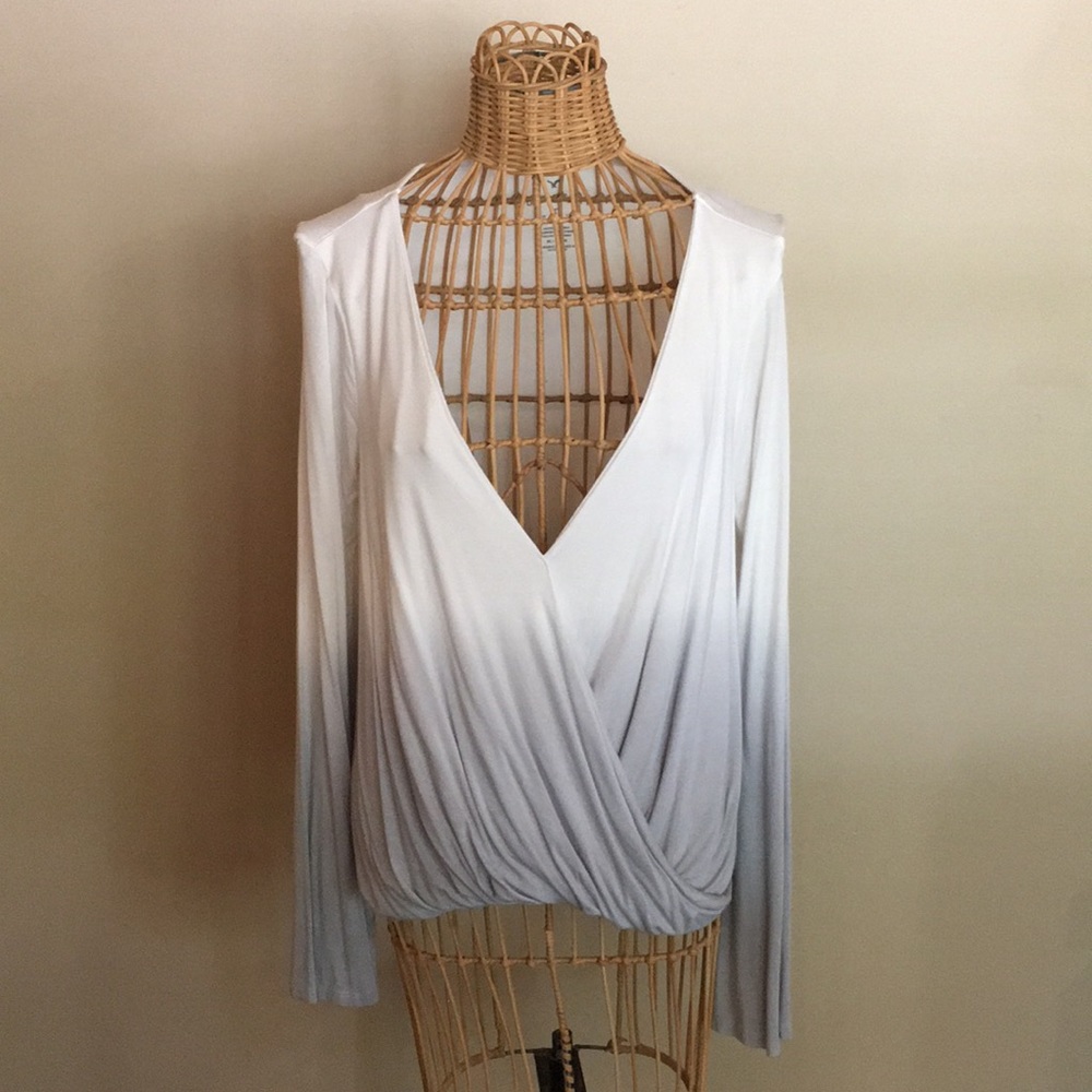 Ombré long sleeved top